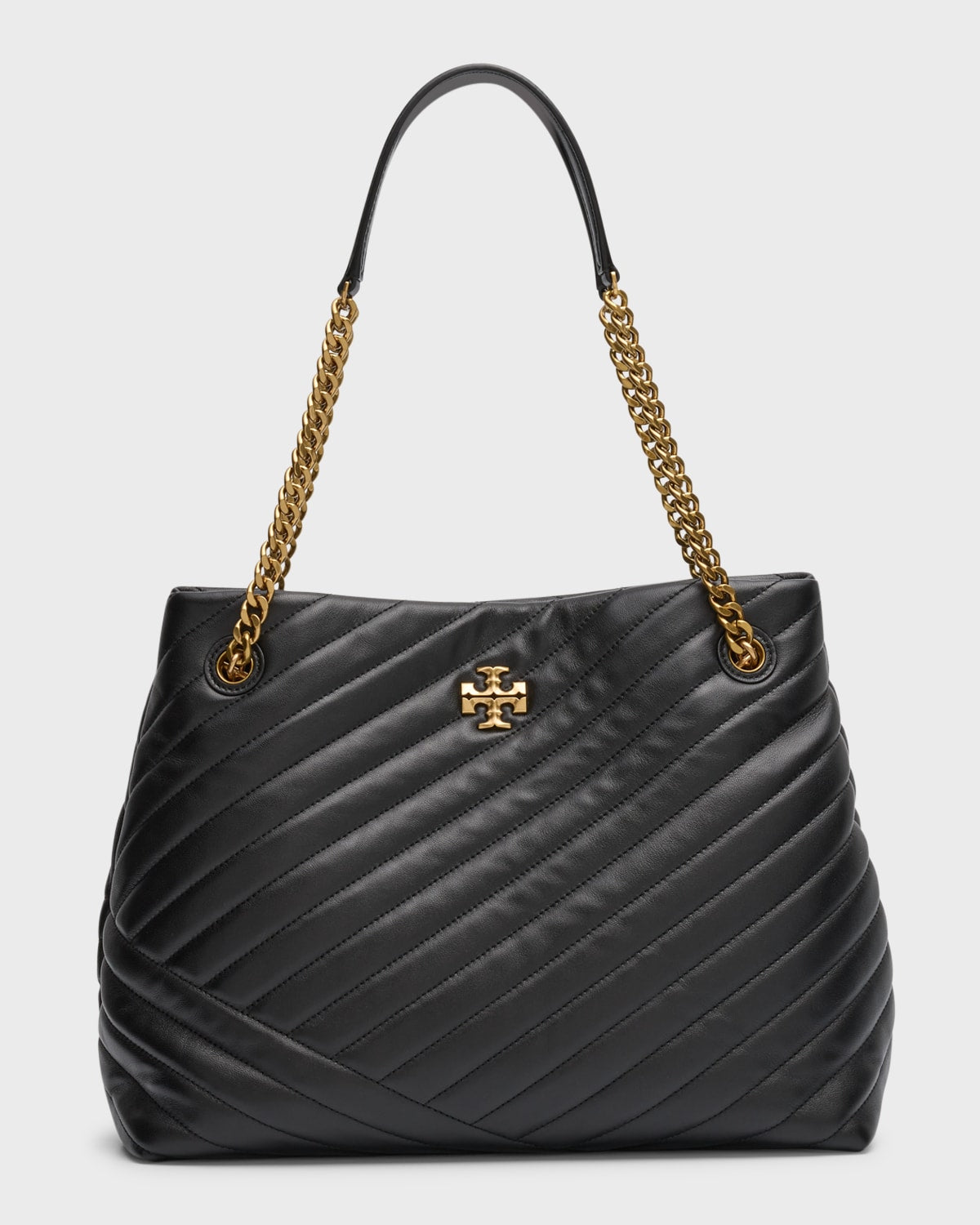 Tory Burch Kira Chevron-Quilted Leather Tote Bag