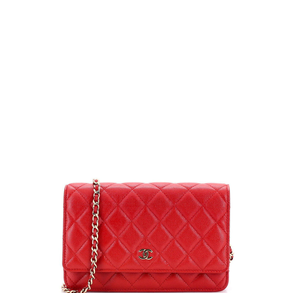 Chanel CHANEL Wallet on Chain Quilted Caviar