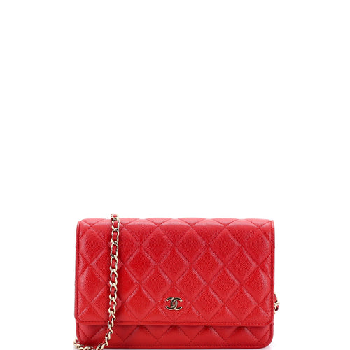 CHANEL Wallet on Chain Quilted Caviar