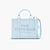 The Leather Medium Tote Bag in Cloud Blue