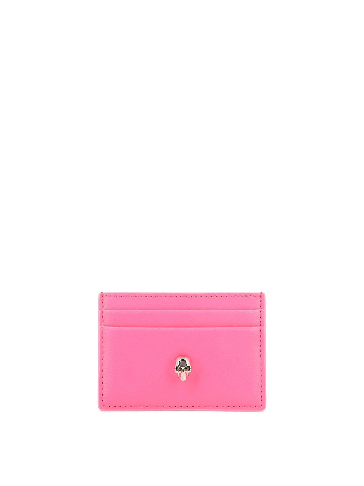 Alexander Mcqueen Women's "skull" Card Holder in Pink | 6320381AAPE5705
