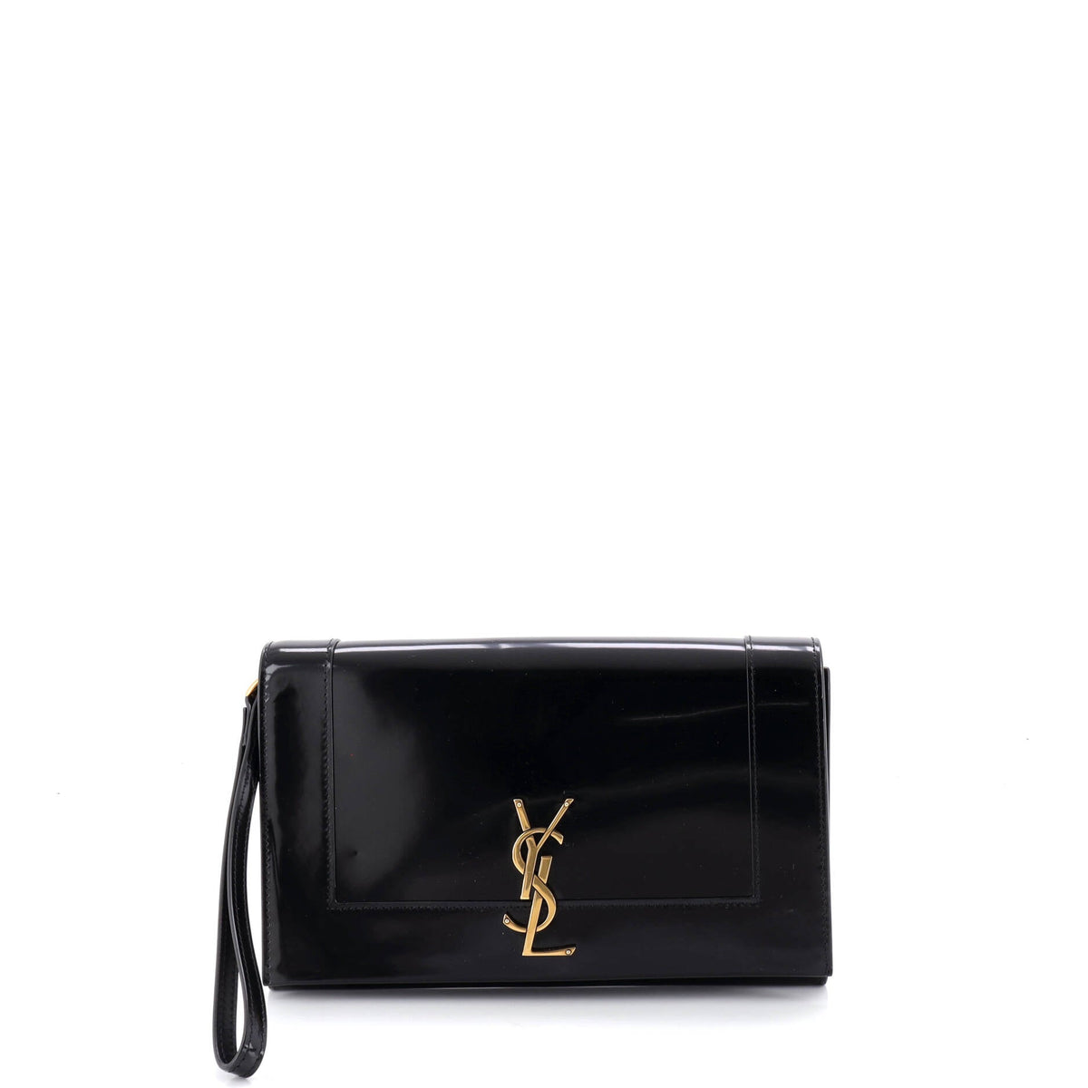 Saint Laurent Cassandre Flap Wristlet Pouch Patent