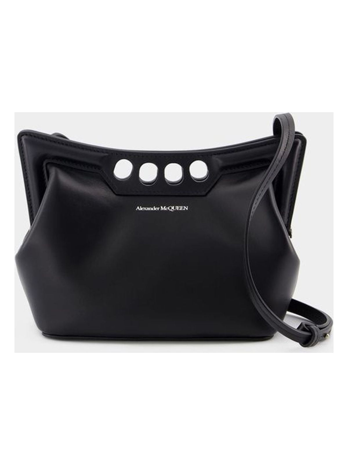 Alexander Mcqueen Women's The Mini Peak Purse in Black | 7759081BLLI1000