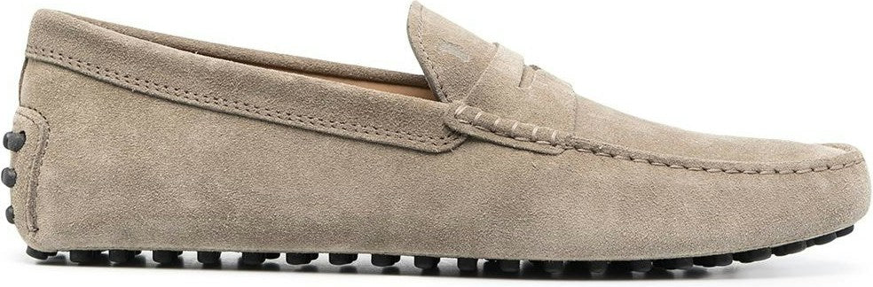 Tod's Men's Gommini Suede Driving Shoes in Grey | Size 6 | XXM64C00640RE0C405