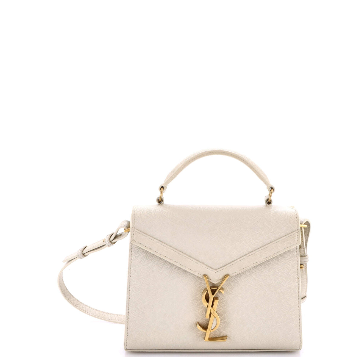 Saint Laurent Cassandra Top Handle Bag Leather Mini