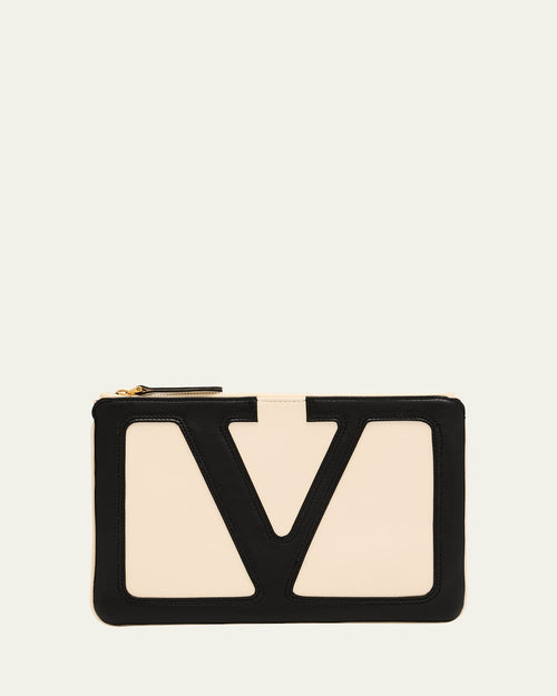 Viva Superstar Leather Envelope Clutch Bag