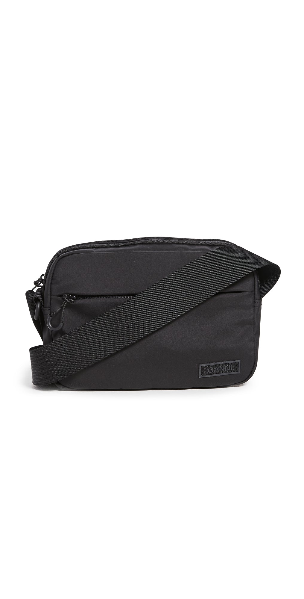 Ganni Tech Crossbody Bag Black One Size