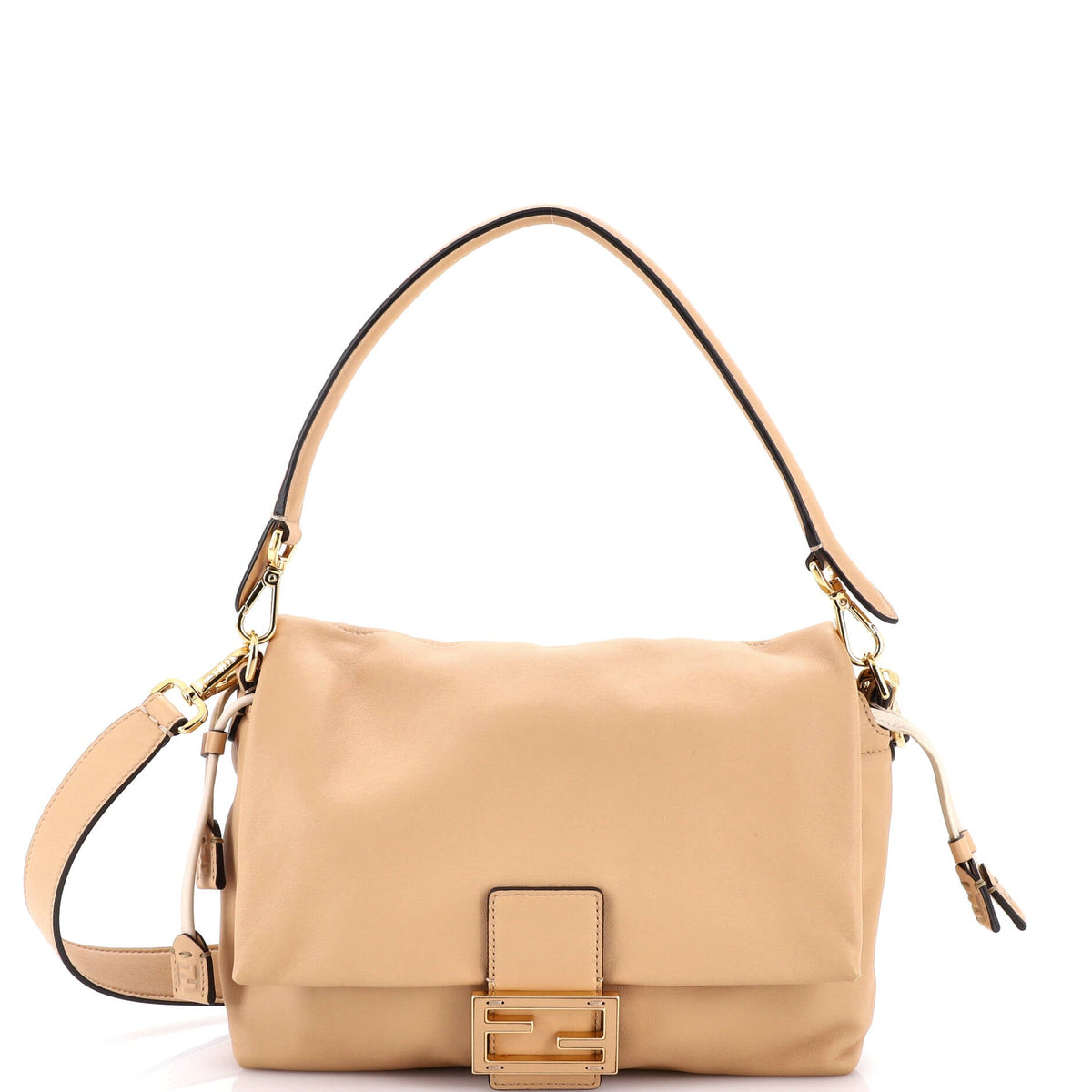 Fendi FENDI Mamma Baguette Shoulder Bag Leather Medium