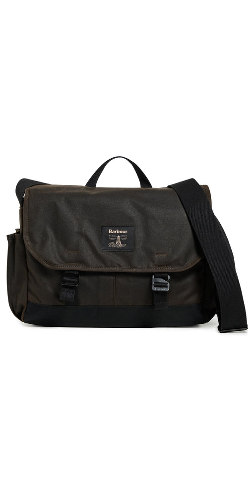 Field Wax Messenger Bag Olive One Size