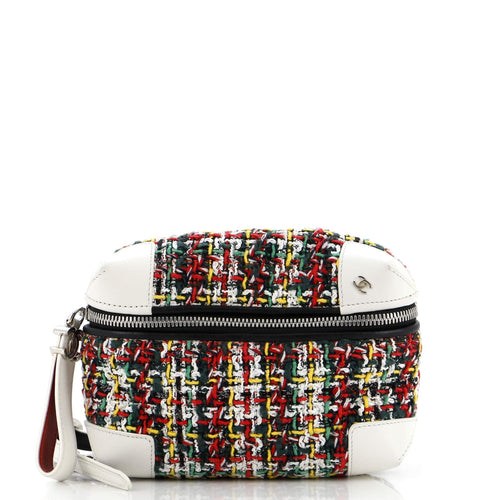 CHANEL Street Allure Waist Bag Quilted Tweed