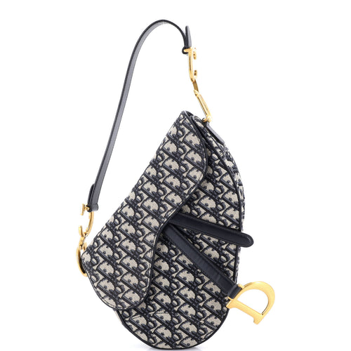 Saddle Handbag Oblique Canvas Medium