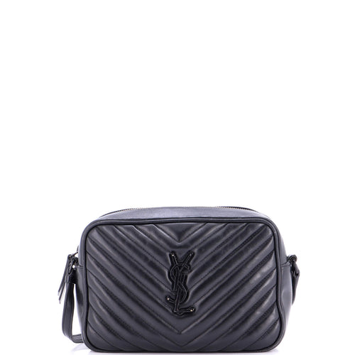 Lou Camera Bag Matelasse Chevron Leather Small
