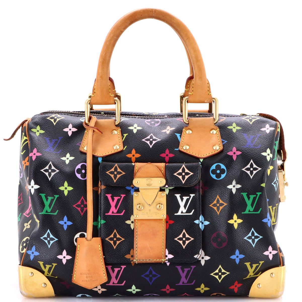 Louis Vuitton Speedy Handbag Monogram Multicolor 30