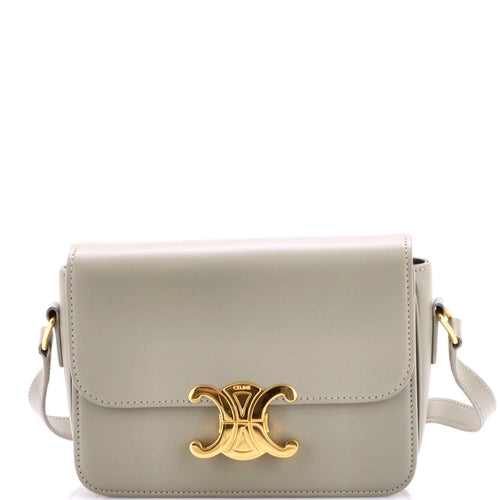 CELINE Triomphe Shoulder Bag Smooth Calfskin Teen