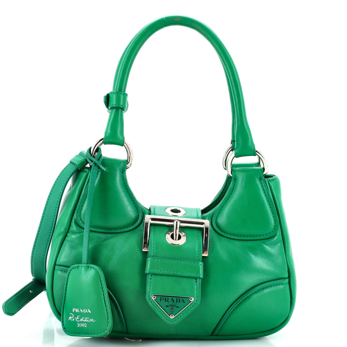 Prada PRADA Re-Edition 2002 Moon Handle Bag Padded Nappa Leather