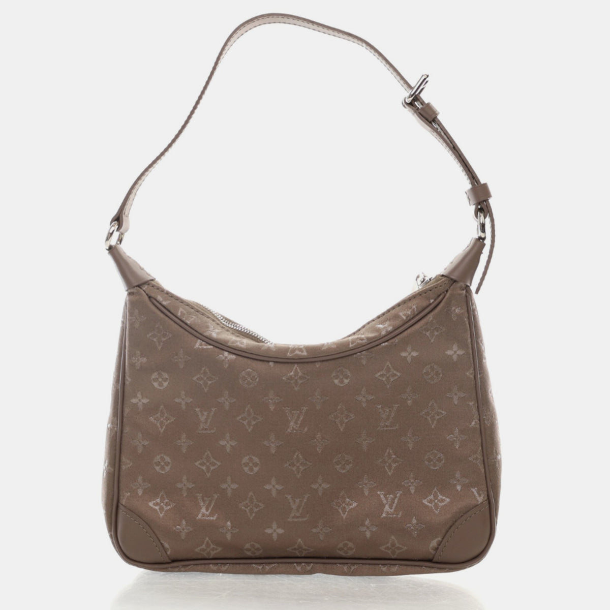 Louis Vuitton Beige Satin Boulogne Shoulder Bag