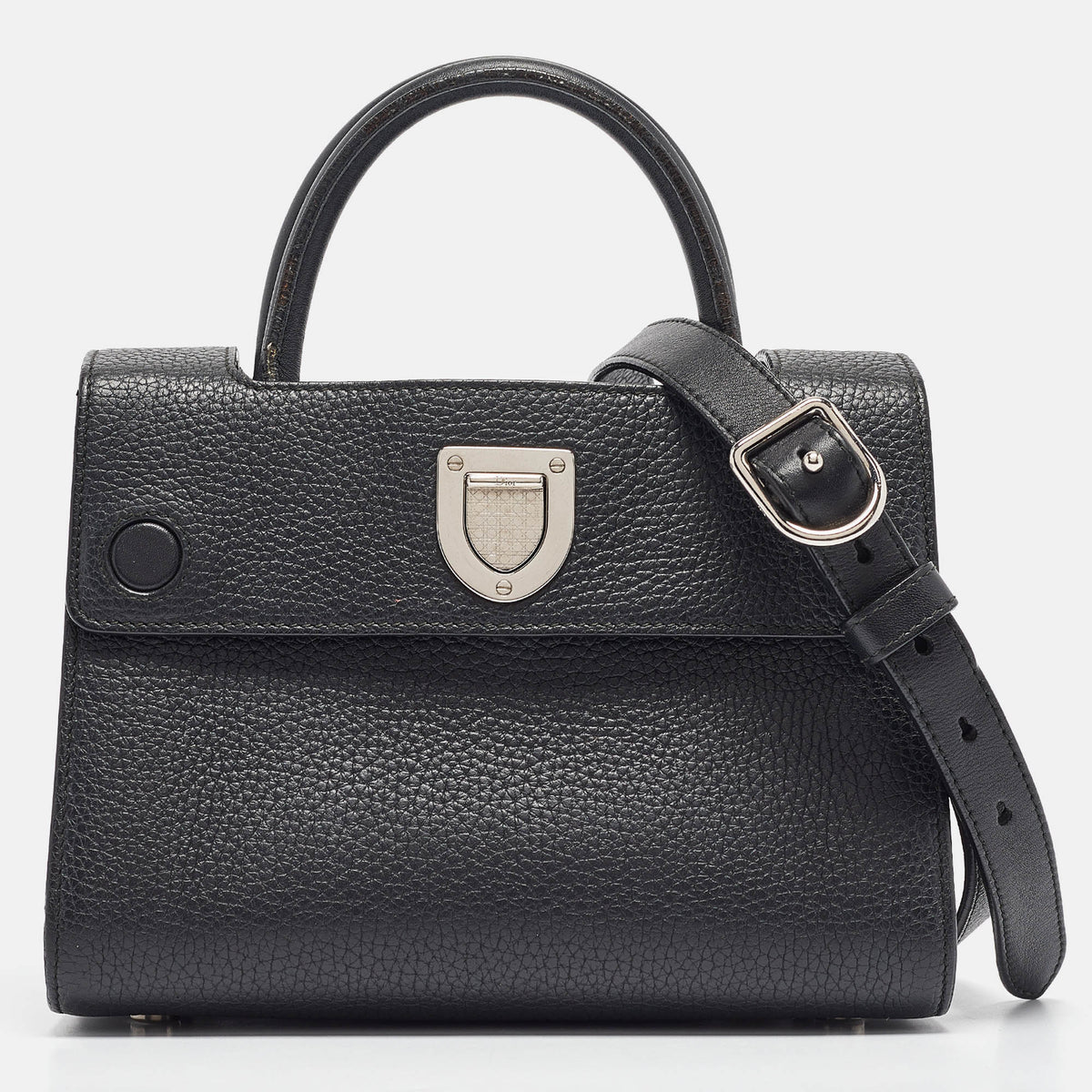 Dior Black Leather Mini Diorever Tote