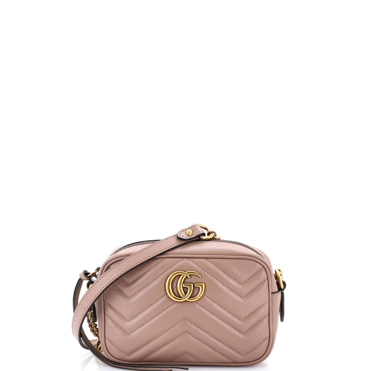 Gucci GUCCI GG Marmont Shoulder Bag Matelasse Leather Mini
