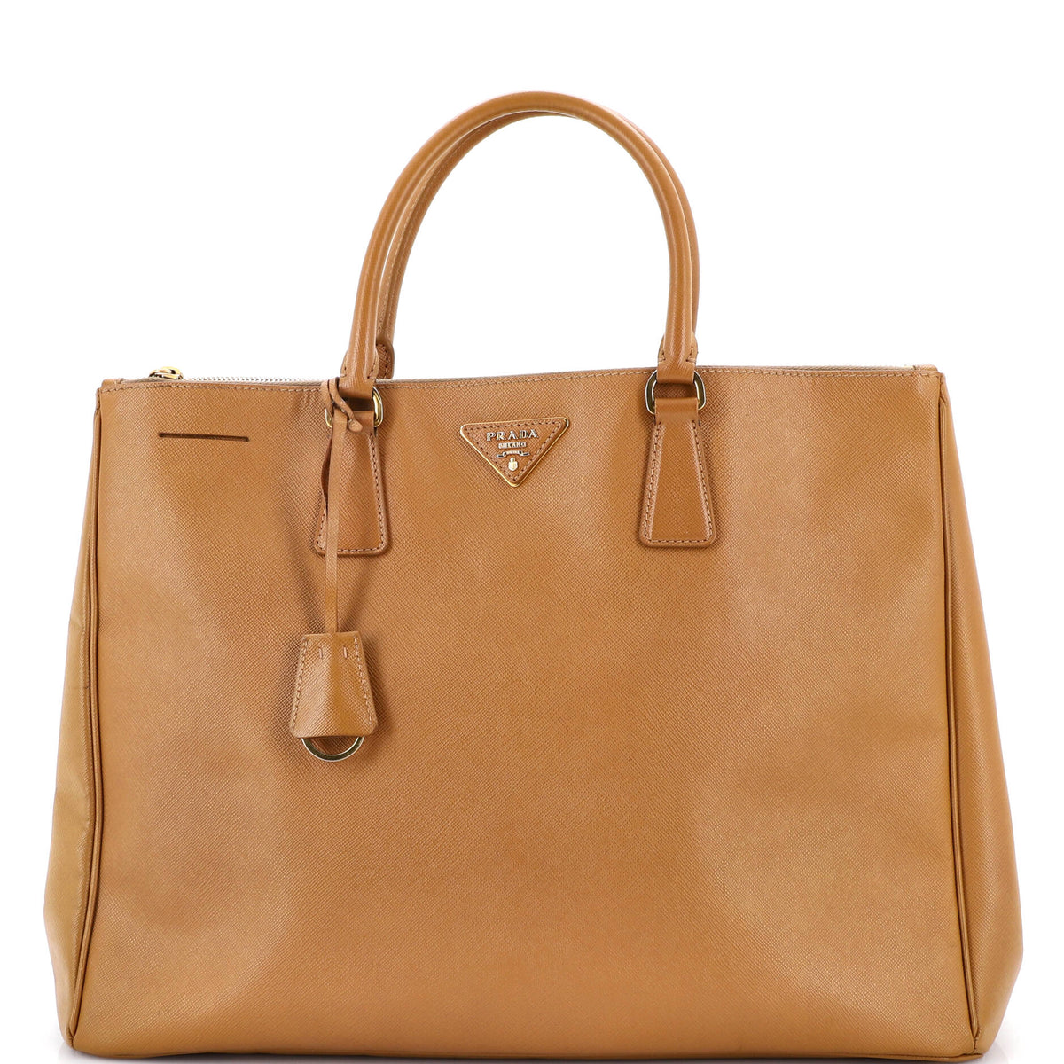 Prada PRADA Double Zip Lux Tote Saffiano Leather XL