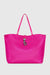 Megan Nylon Tote Bag In Pink