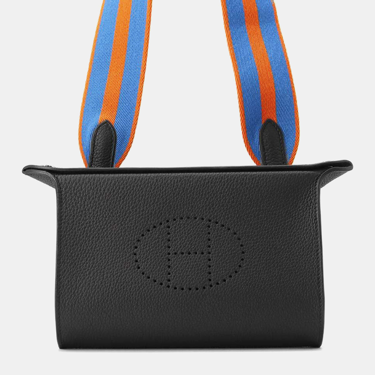 Hermès Black Togo Leather Videpoches  Clutch