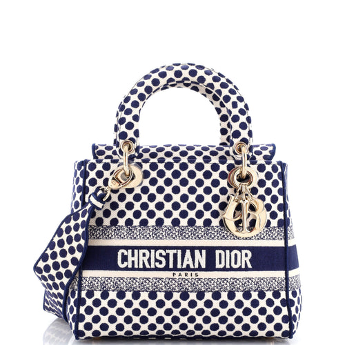 DiorAmour Lady D-Lite Bag Printed Canvas Medium