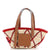 LOEWE Basket Tote Embroidered Raffia Medium