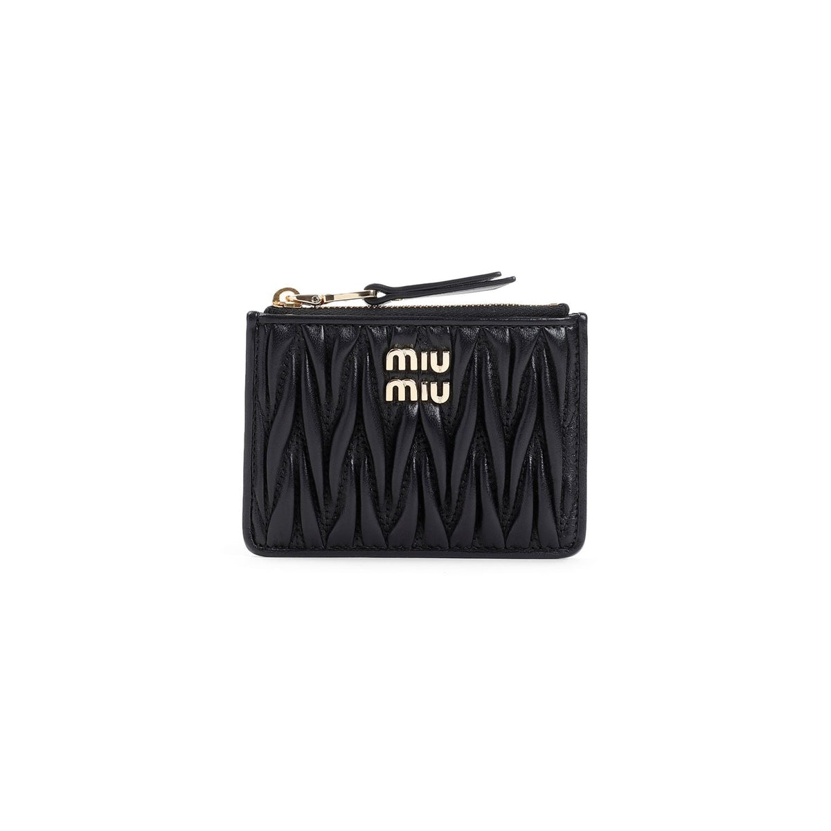 Miu Miu Women's Card Holder in Black | Size UNICA | 5MC0932FPP