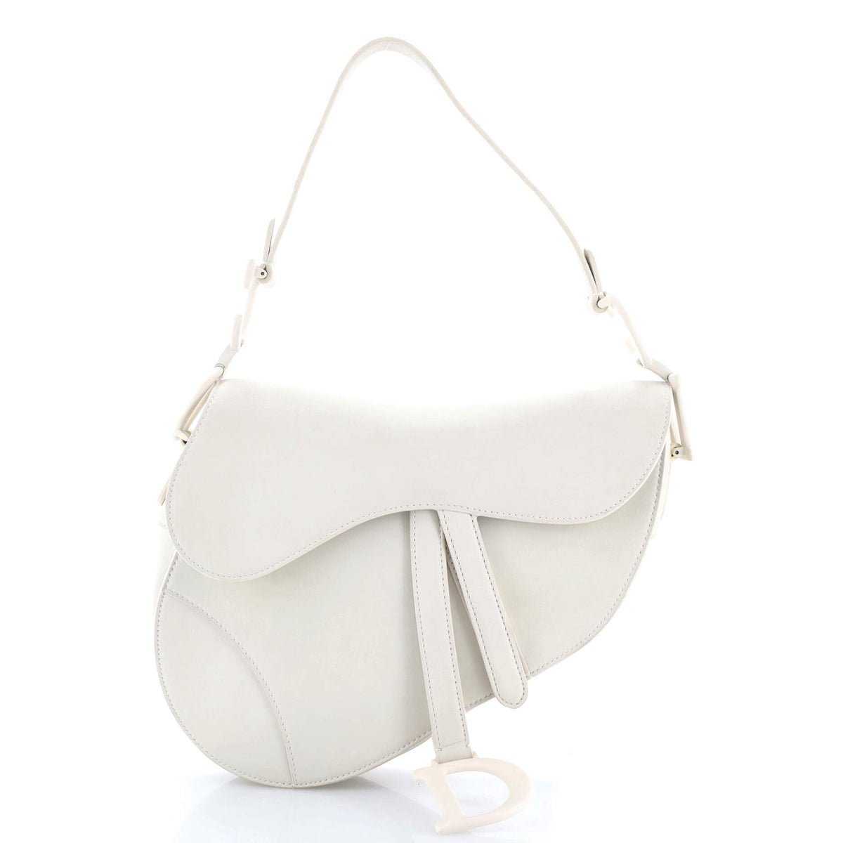 Christian Dior Ultra Matte Saddle Handbag Leather Medium
