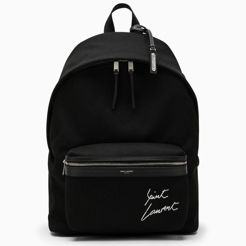 Saint Laurent Men's City Backpack in Black | Size UNICA | 534968FAAVV