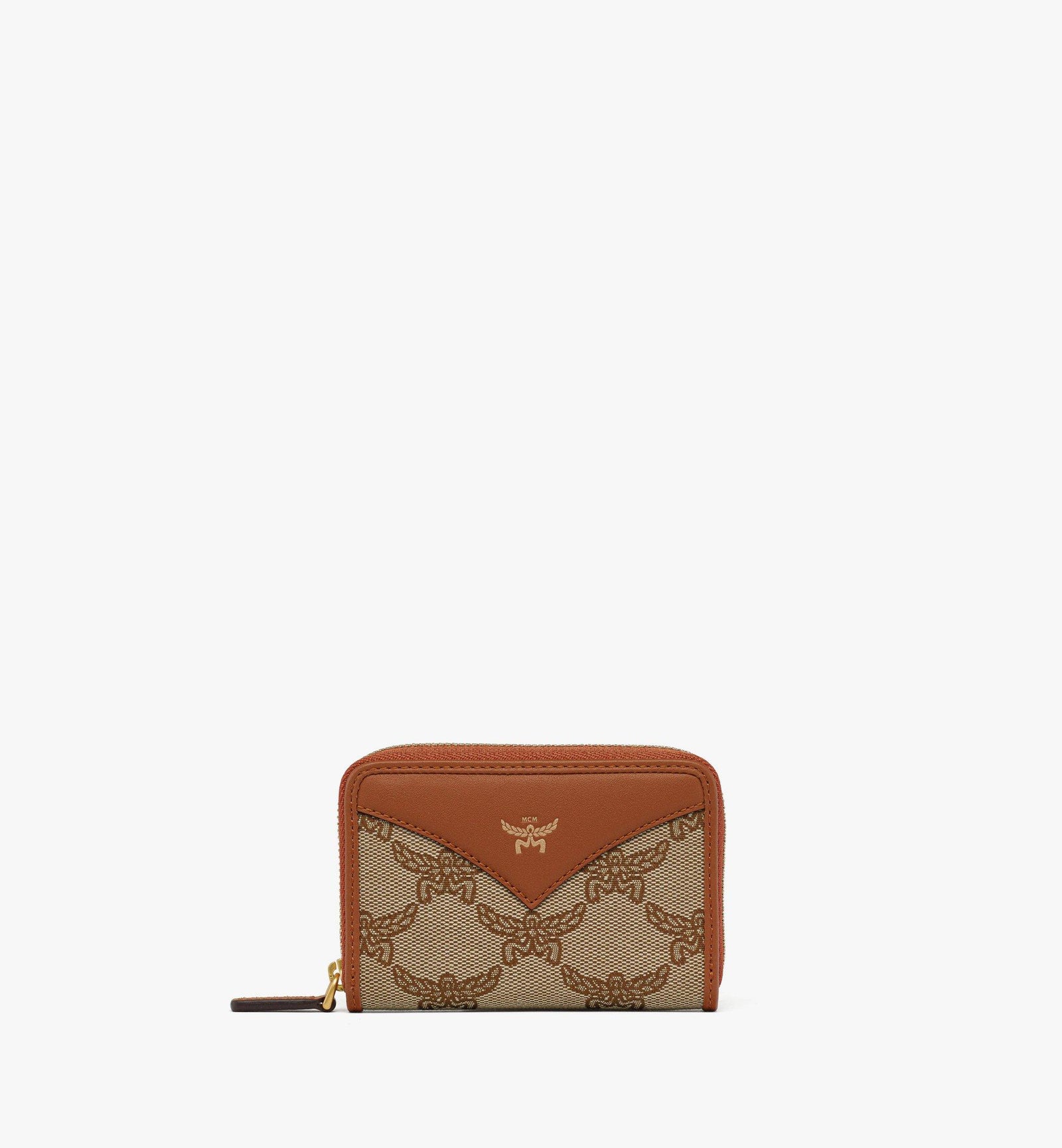 MCM Himmel Zip-around Wallet In Lauretos Jacquard