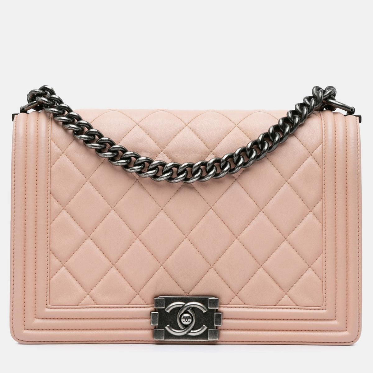 Chanel Large Lambskin Boy Bag