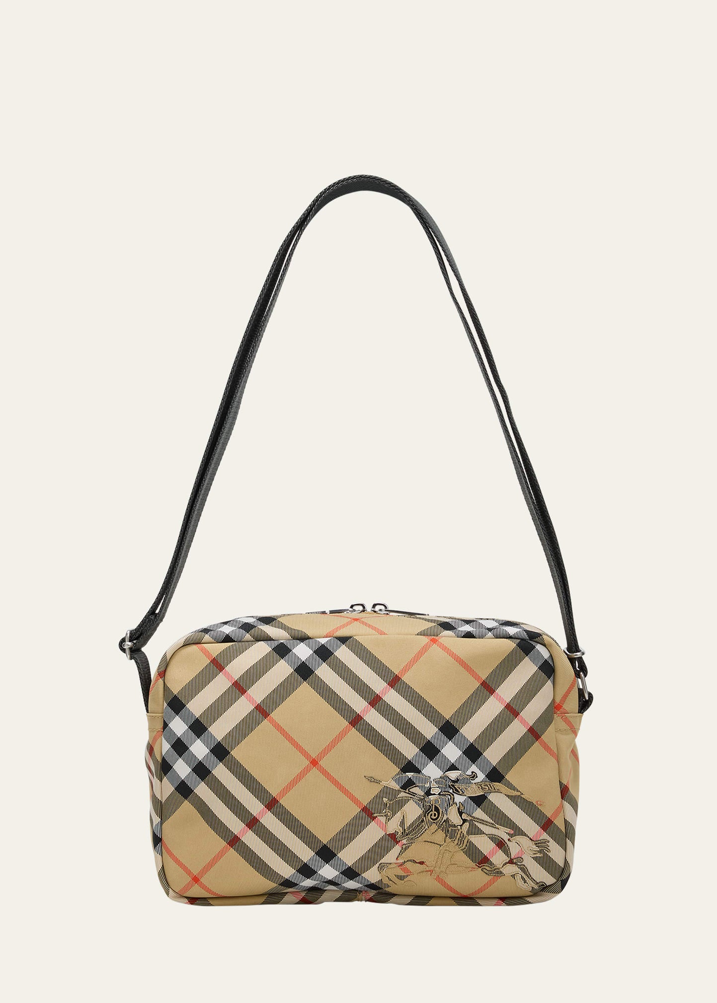 Burberry Men's Check Essential Crossbody Bag