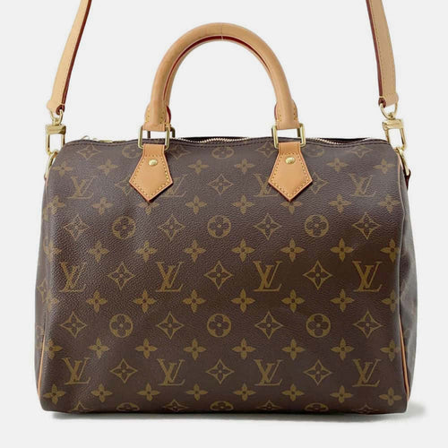 Brown Monogram  Speedy Bandouliere Bag 30