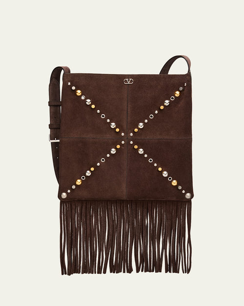 Men's Nellcote Studded Suede Belt Bag