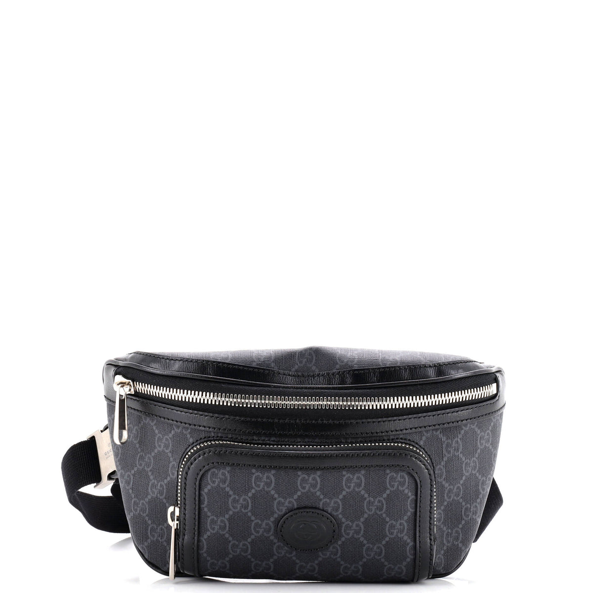 Gucci GUCCI Interlocking G Patch Belt Bag GG Coated Canvas Large