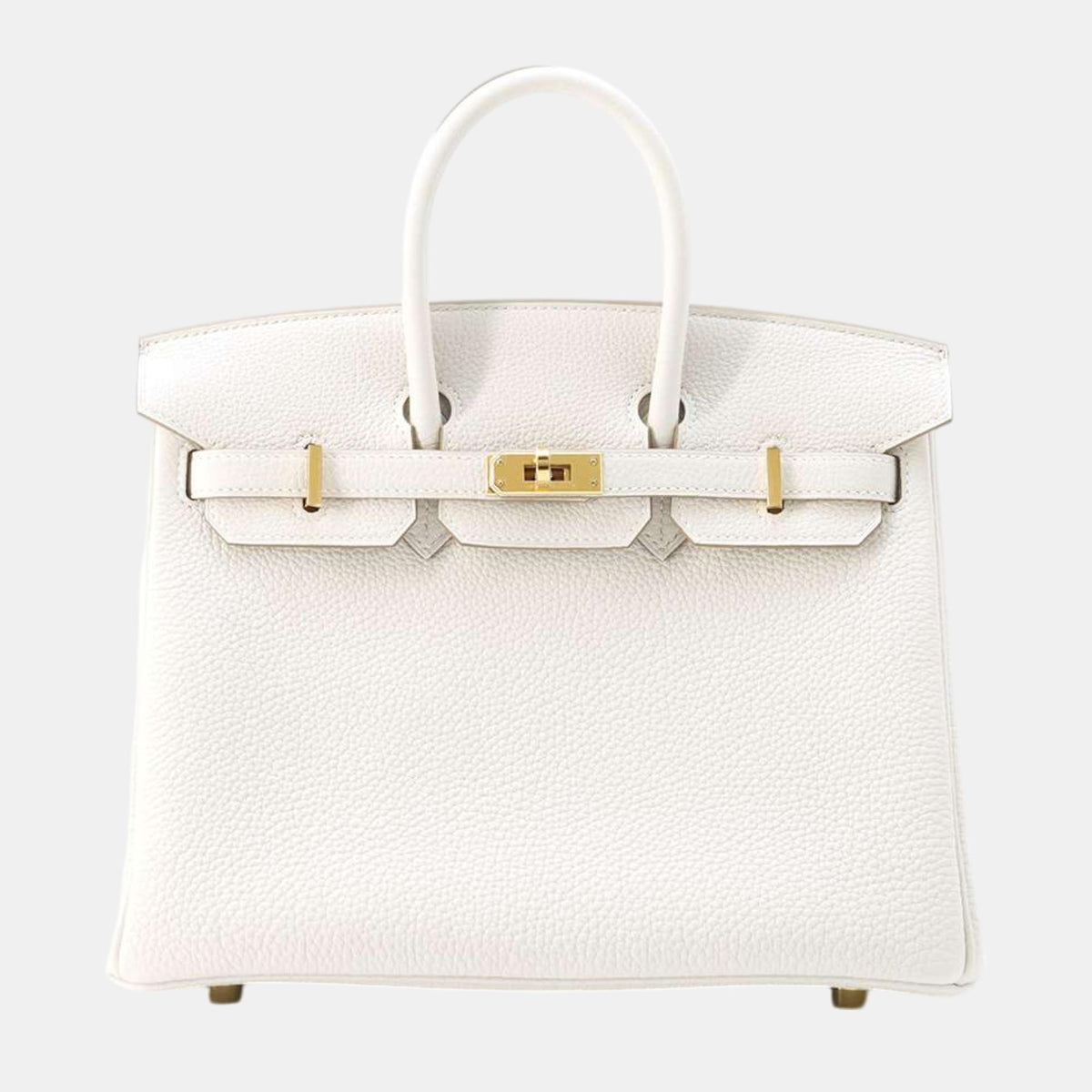 Hermès Grease Pail Togo Leather 25 Birkin Tote Bag