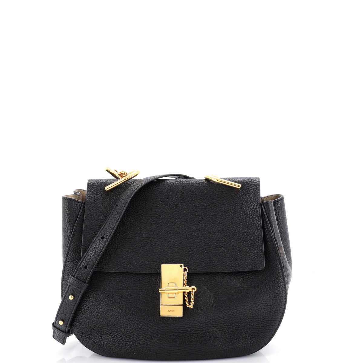 Chloe CHLOE Drew Crossbody Bag Leather Medium