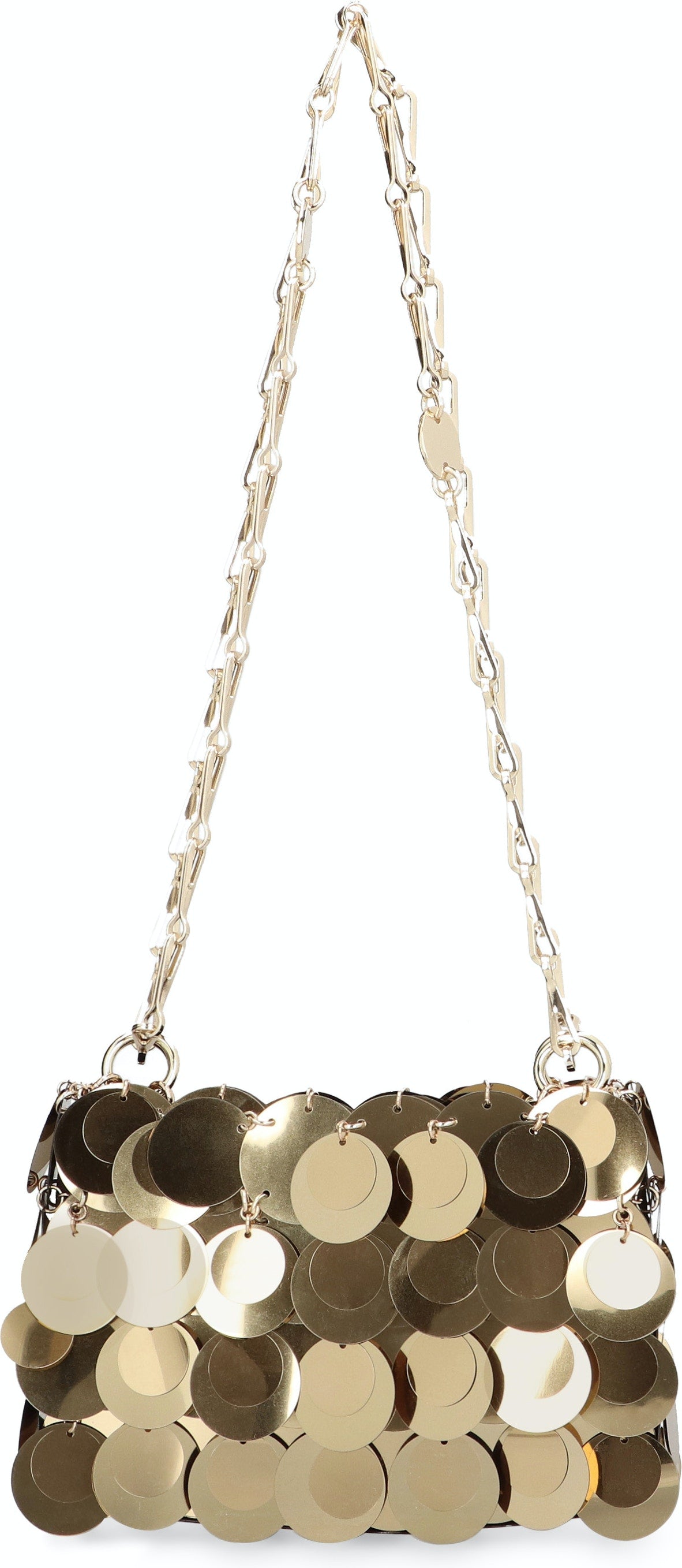 Rabanne Women's Sparkle Nano Bag in Gold | 23ASS0137PLX013 Color P711