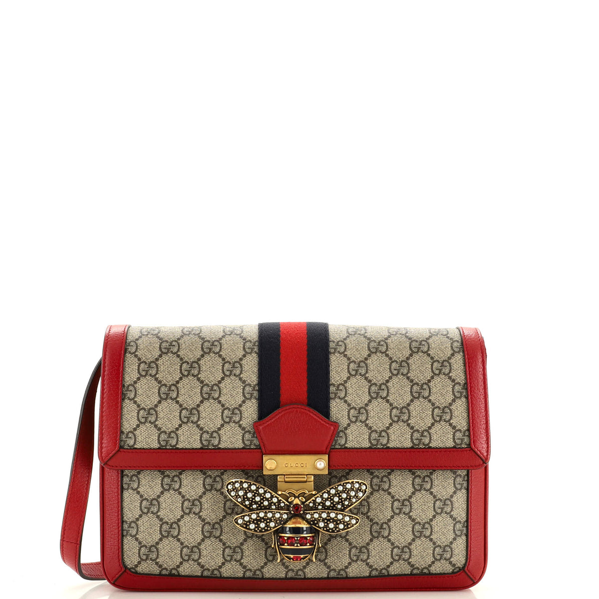 Gucci GUCCI Queen Margaret Shoulder Bag GG Coated Canvas Medium