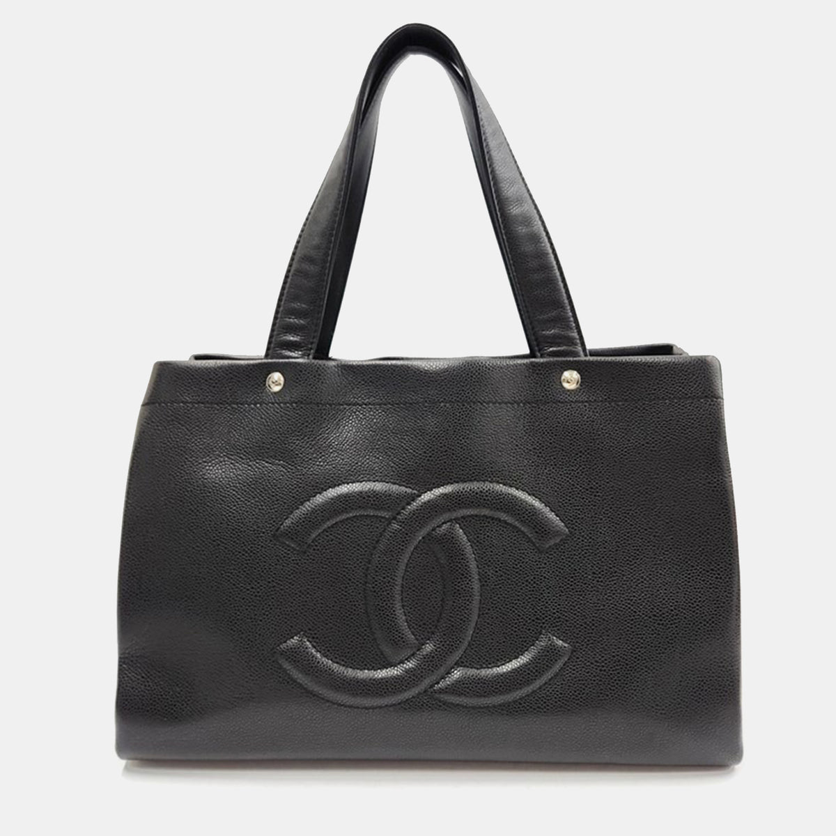 Chanel Black Caviar Leather shoulder bag