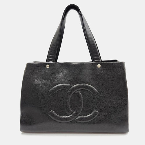 Black Caviar Leather shoulder bag