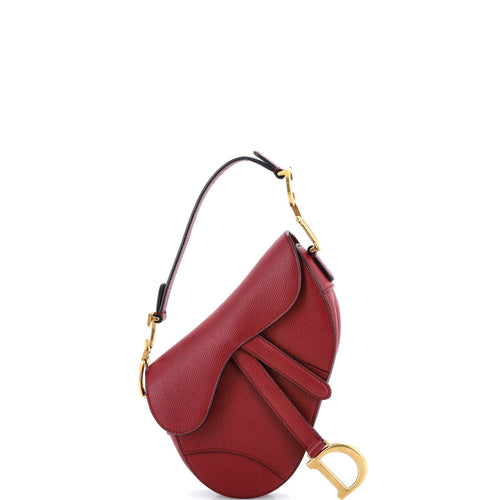 Saddle Handbag Leather Mini