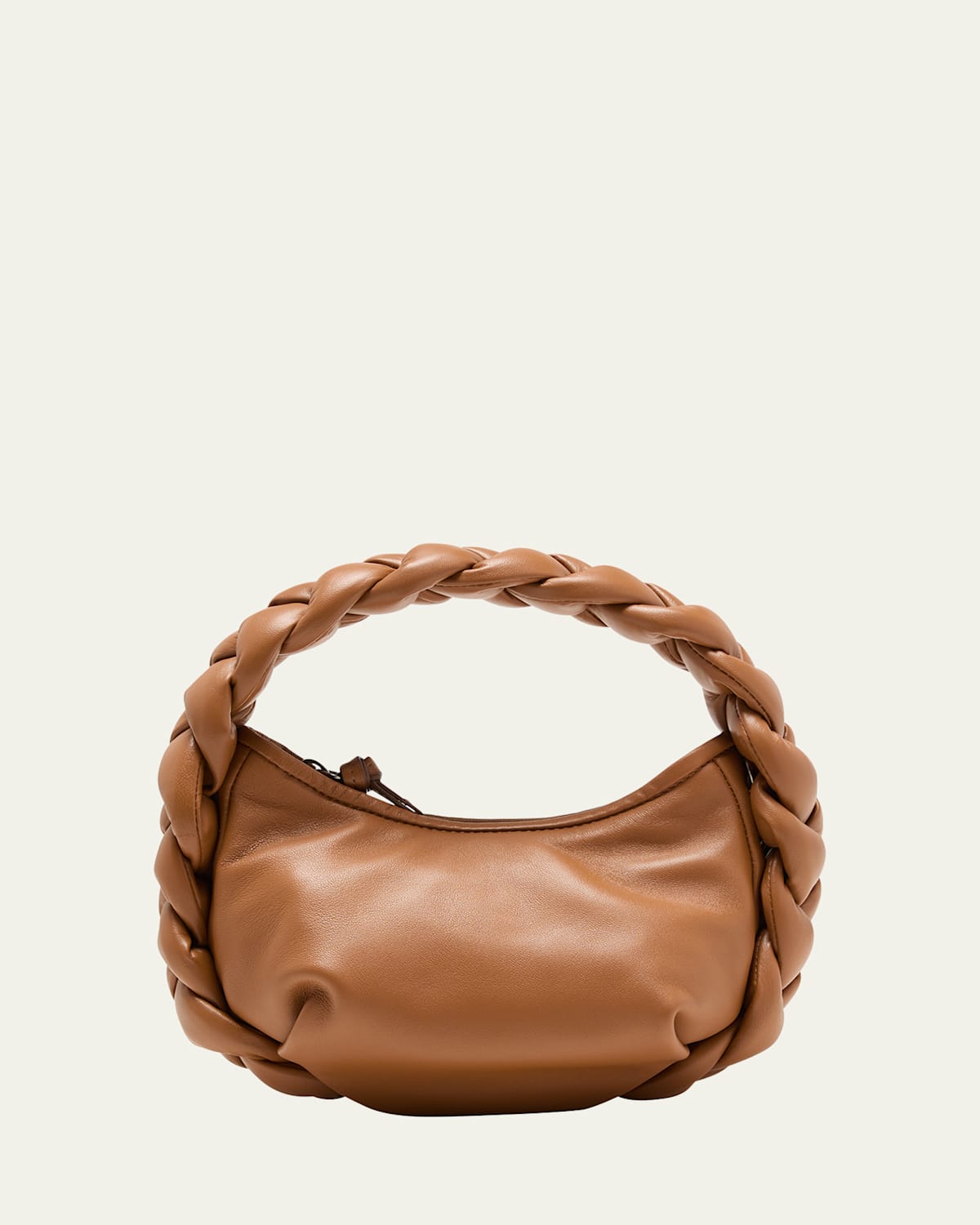 Hereu Espiga Mini Braided Leather Shoulder Bag