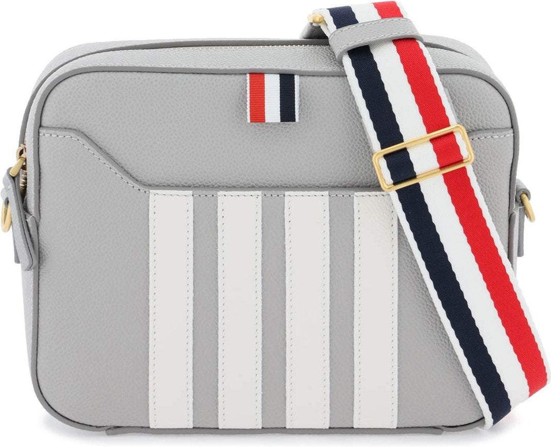 Thom Browne Men's Crossbody Camera Bag in Grey | MAG449A00198