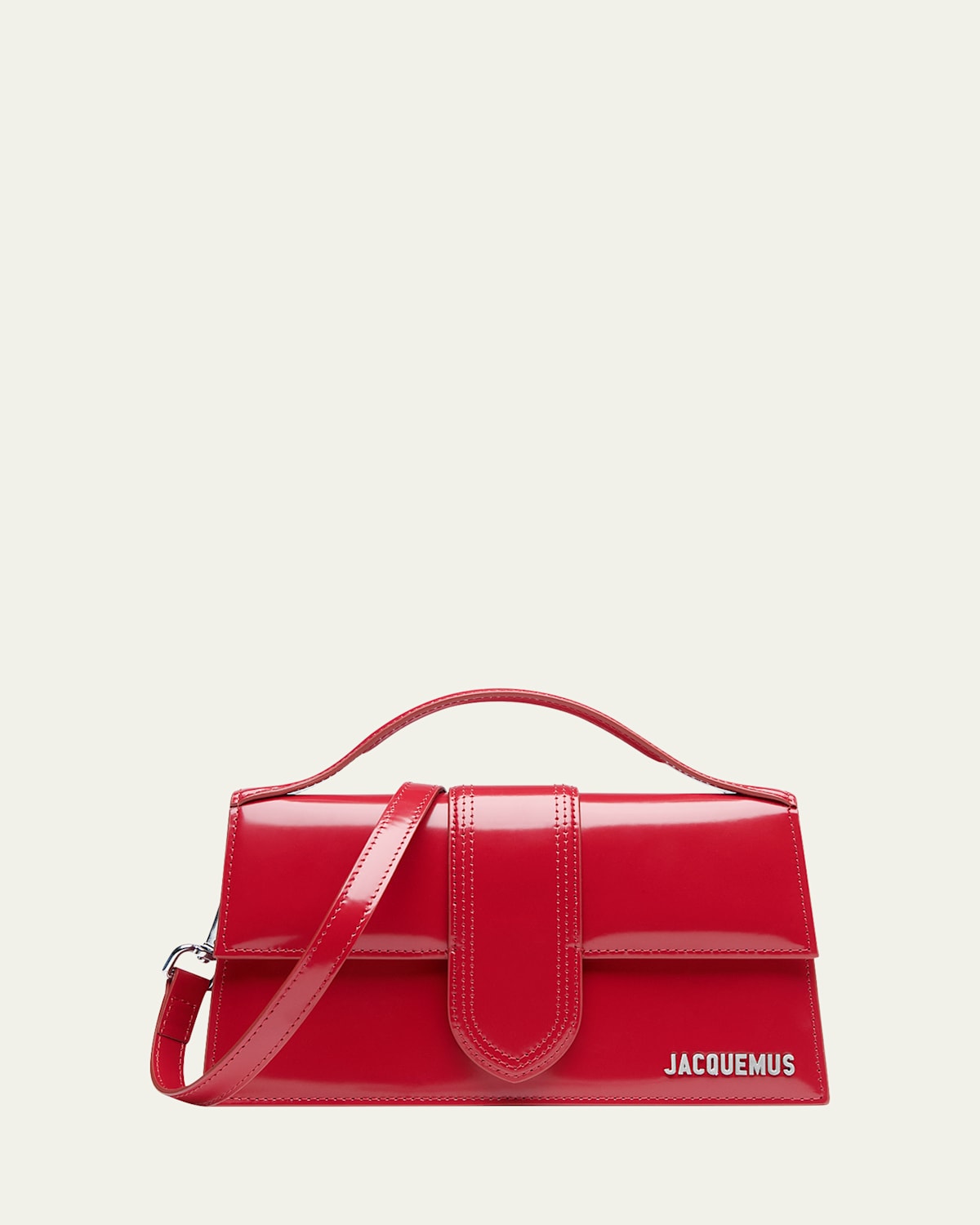 Jacquemus Le Grand Bambino Leather Crossbody Flap Bag