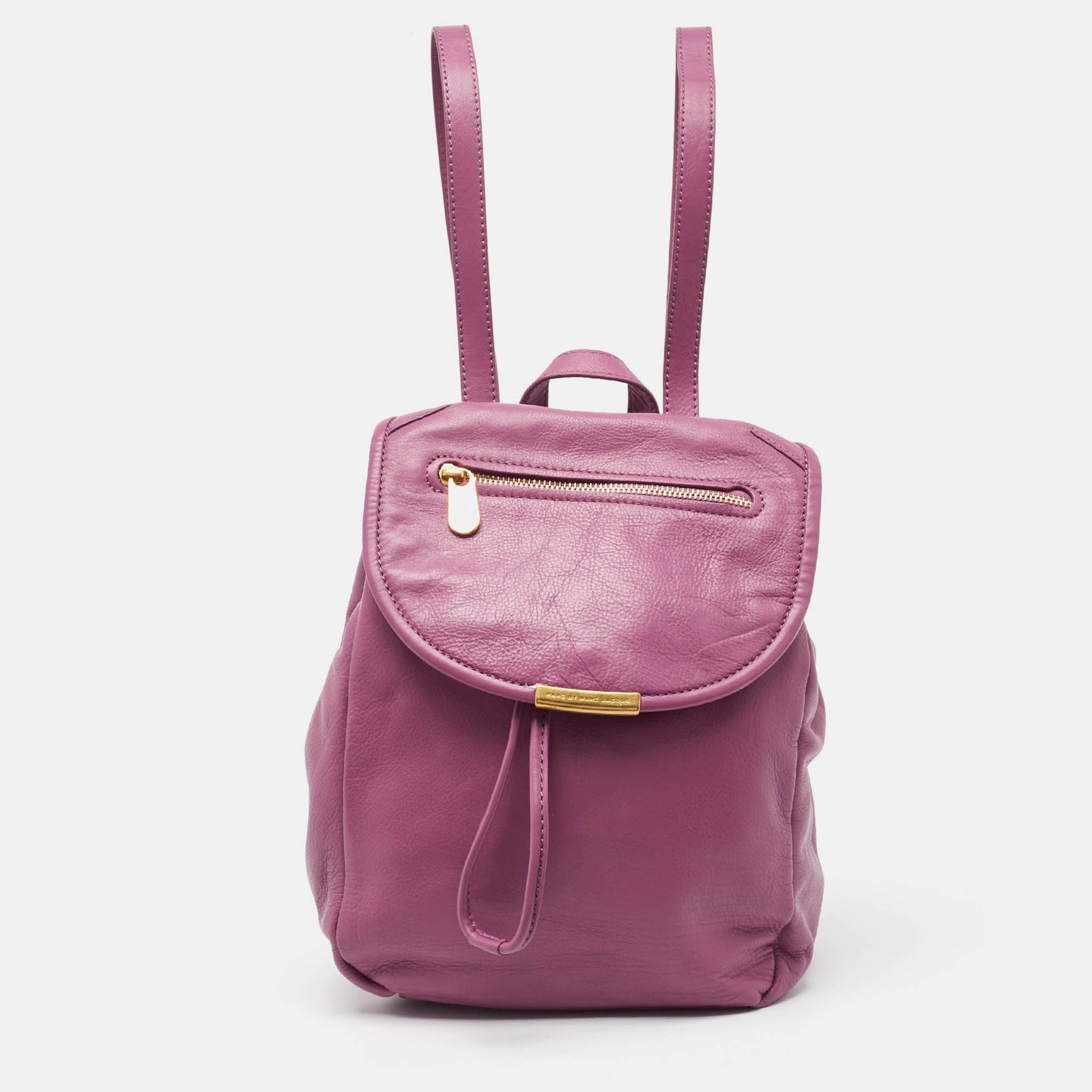 Marc By Marc Jacobs Purple Leather Backpack