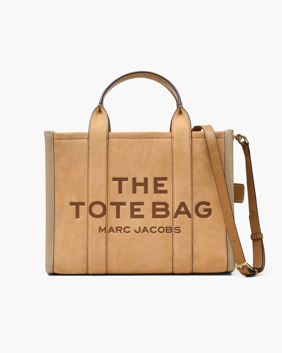 Marc Jacobs Marc Jacobs The Suede Medium Tote Bag in Sahara