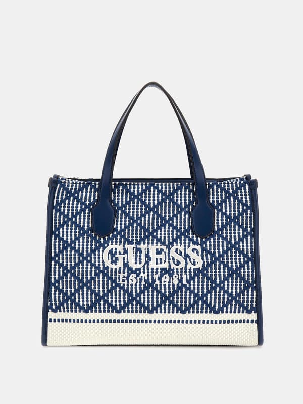 Guess Silvana gewebte Handtasche