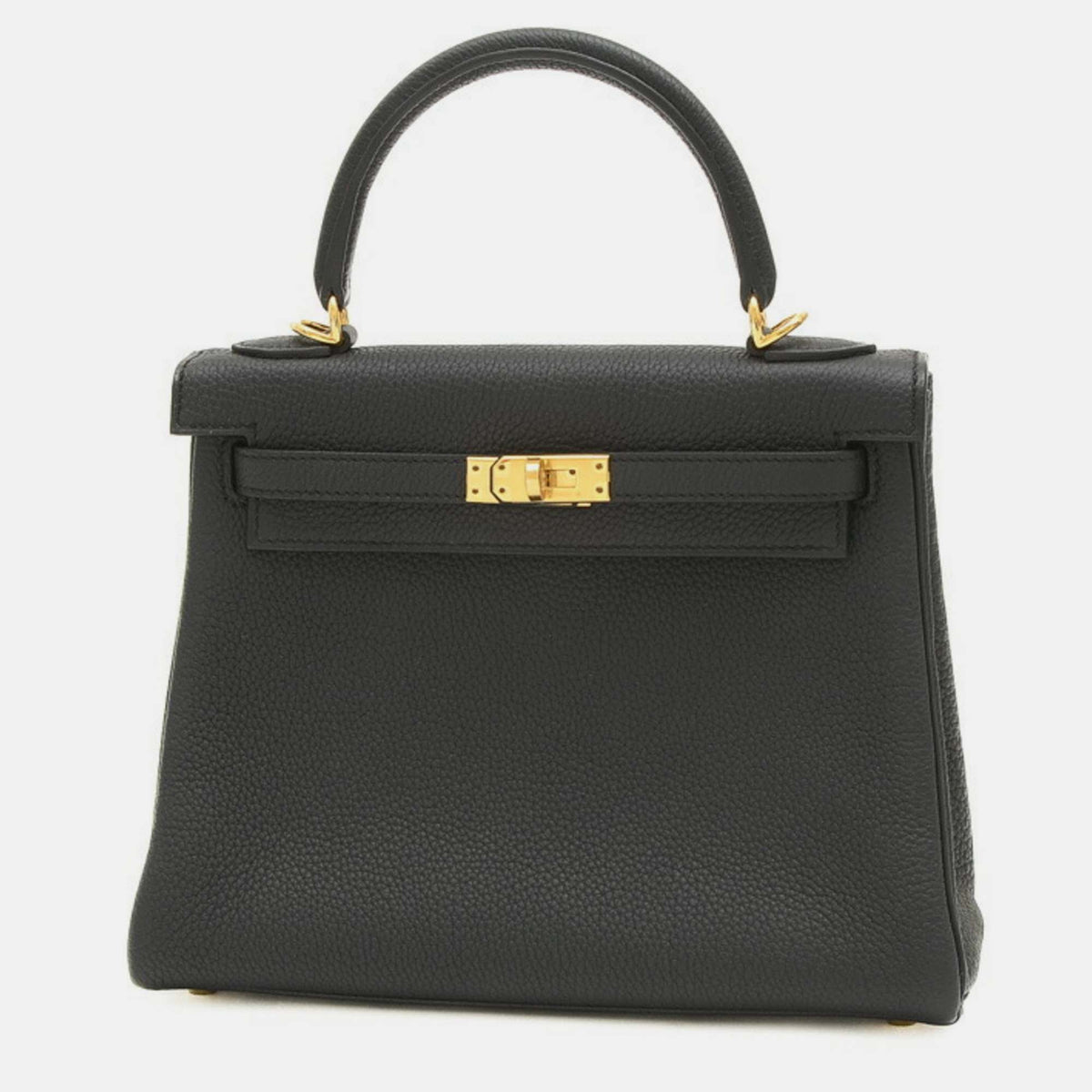 Hermès Black Togo Kelly 25 Handbag